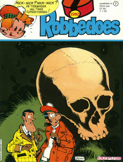 Cover for Robbedoes (Dupuis, 1938 series) #2282