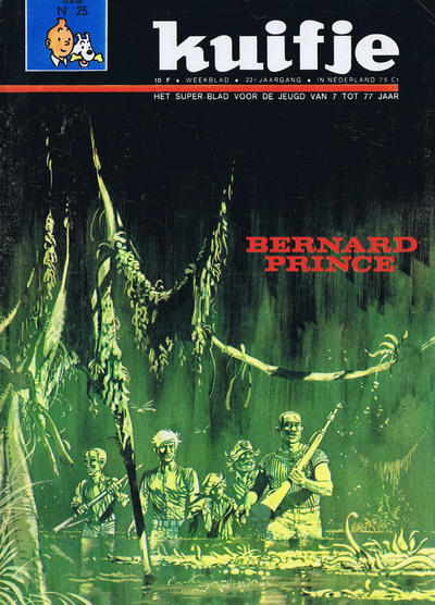 Cover for Kuifje (Le Lombard, 1946 series) #25/1968
