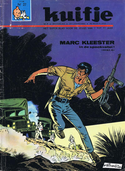 Cover for Kuifje (Le Lombard, 1946 series) #27/1968