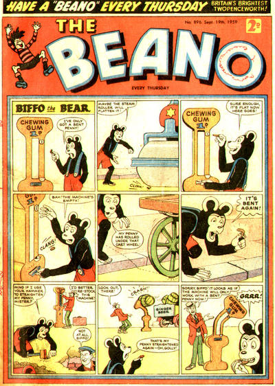 Cover for The Beano (D.C. Thomson, 1950 series) #896