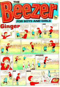 Cover Thumbnail for The Beezer (D.C. Thomson, 1956 series) #987