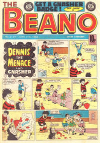 Cover Thumbnail for The Beano (D.C. Thomson, 1950 series) #2134