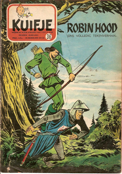 Cover for Kuifje (Le Lombard, 1946 series) #36/1954