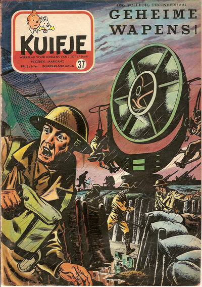 Cover for Kuifje (Le Lombard, 1946 series) #37/1954