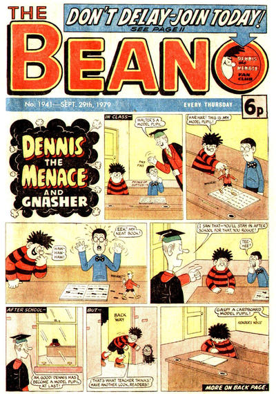 Cover for The Beano (D.C. Thomson, 1950 series) #1941