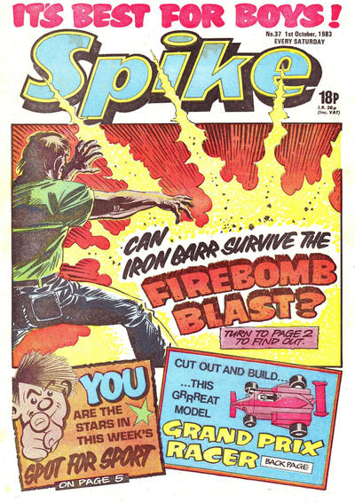 Cover for Spike (D.C. Thomson, 1983 series) #37