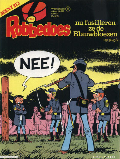Cover for Robbedoes (Dupuis, 1938 series) #2265