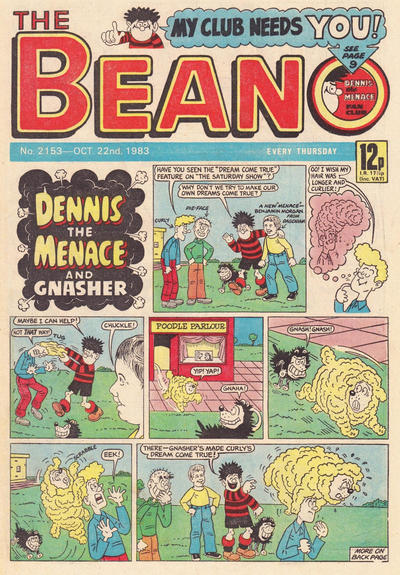 Cover for The Beano (D.C. Thomson, 1950 series) #2153
