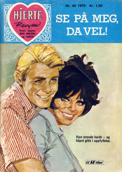 Cover for Hjerterevyen (Serieforlaget / Se-Bladene / Stabenfeldt, 1960 series) #45/1970