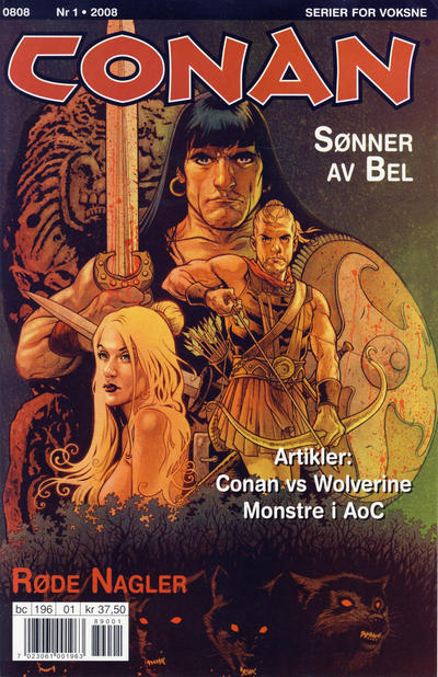 Cover for Conan (Bladkompaniet / Schibsted, 1990 series) #1/2008
