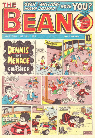 Cover for The Beano (D.C. Thomson, 1950 series) #2135