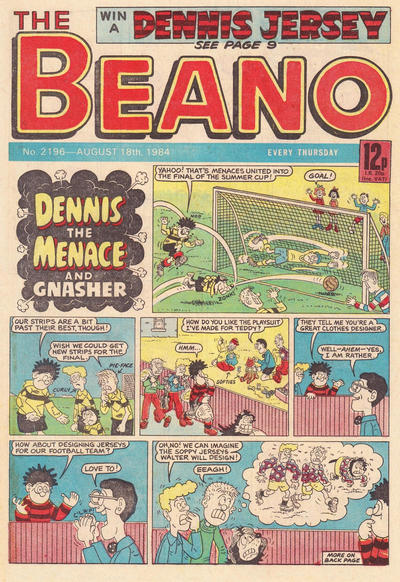 Cover for The Beano (D.C. Thomson, 1950 series) #2196
