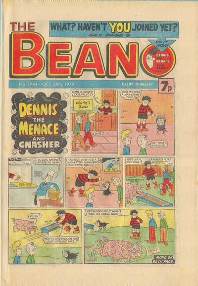 Cover for The Beano (D.C. Thomson, 1950 series) #1944