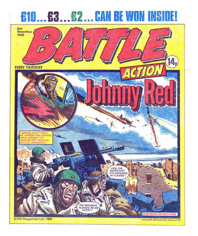Cover for Battle Action (IPC, 1977 series) #8 November 1980 [288]