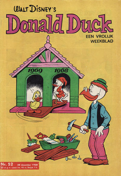 Cover for Donald Duck (Geïllustreerde Pers, 1952 series) #52/1968