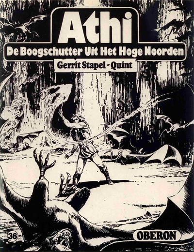 Cover for [Oberon zwartwit-reeks] (Oberon, 1976 series) #36 - Athi de boogschutter uit het Hoge Noorden