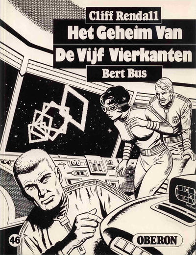 Cover for [Oberon zwartwit-reeks] (Oberon, 1976 series) #46 - Cliff Rendall: Het geheim van de vijf vierkanten