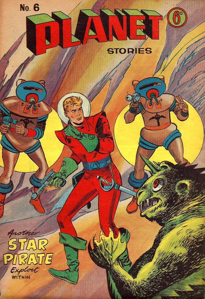 Cover for Planet Stories (Atlas Publishing, 1961 series) #6