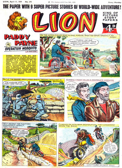 Cover for Lion (Amalgamated Press, 1952 series) #373
