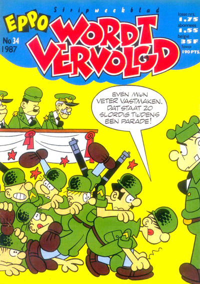 Cover for Eppo Wordt Vervolgd (Oberon, 1985 series) #34/1987