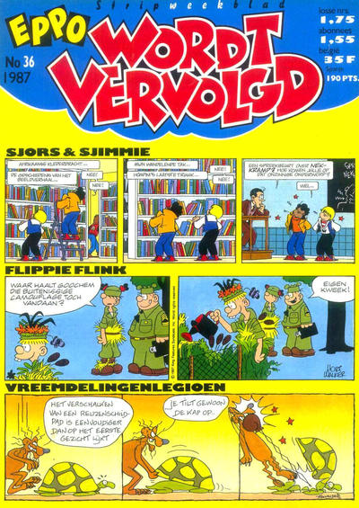 Cover for Eppo Wordt Vervolgd (Oberon, 1985 series) #36/1987