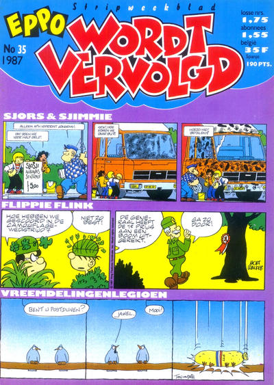 Cover for Eppo Wordt Vervolgd (Oberon, 1985 series) #35/1987