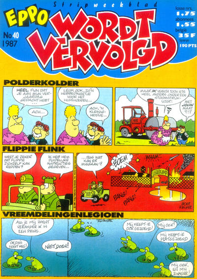 Cover for Eppo Wordt Vervolgd (Oberon, 1985 series) #40/1987