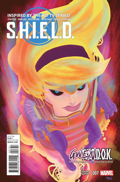Cover for S.H.I.E.L.D. (Marvel, 2015 series) #7 [Robbi Rodriguez G.W.E.N.D.O.K. Variant]