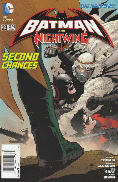 Cover for Batman and Robin (DC, 2011 series) #23 [Newsstand]