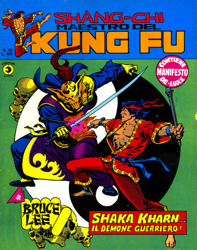 Cover for Shang-Chi Maestro del Kung Fu (Editoriale Corno, 1975 series) #39
