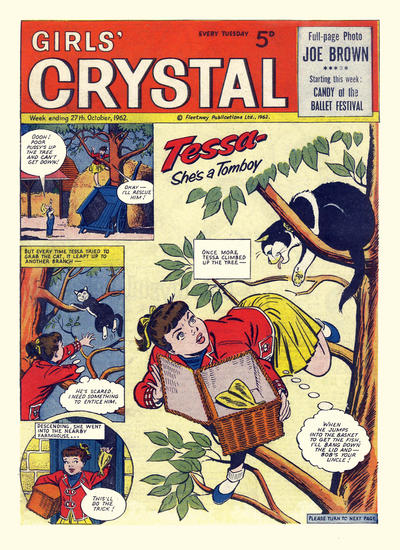 Cover for Girls' Crystal (Amalgamated Press, 1953 series) #1410