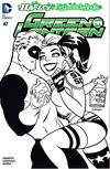 Cover Thumbnail for Green Lantern (2011 series) #47 [Harley's Little Black Book Darwyn Cooke Black and White Cover]