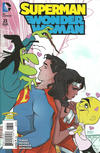 Cover for Superman / Wonder Woman (DC, 2013 series) #23 [Looney Tunes Cover]
