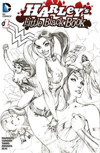 Cover Thumbnail for Harley's Little Black Book (DC, 2016 series) #1 [Harley's Little Black Book J. Scott Campbell Sketch Cover]