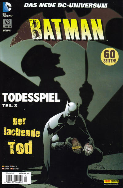 Cover for Batman (Panini Deutschland, 2012 series) #43 (108)