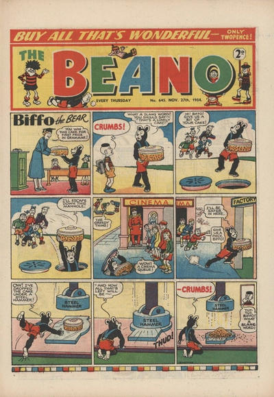 Cover for The Beano (D.C. Thomson, 1950 series) #645