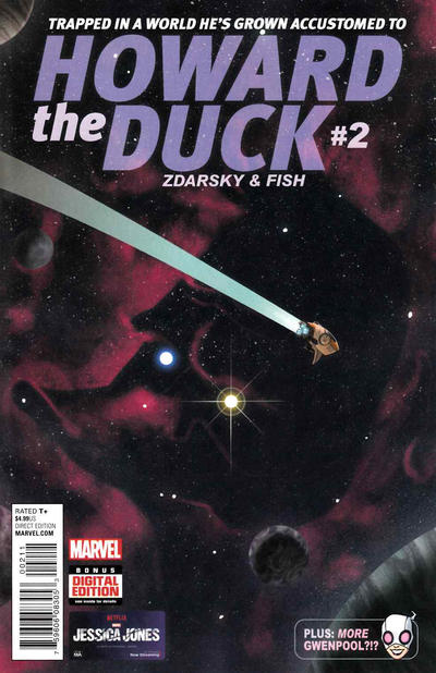 Cover for Howard the Duck (Marvel, 2016 series) #2