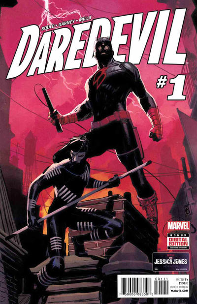 Cover for Daredevil (Marvel, 2016 series) #1 [Ron Garney]