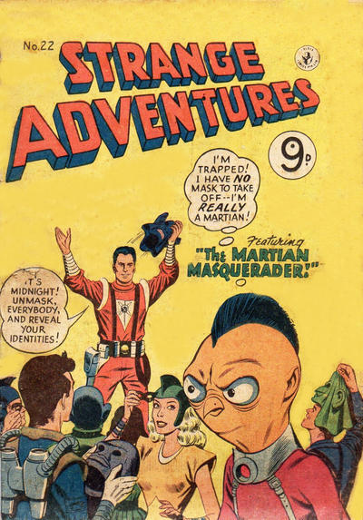 Cover for Strange Adventures (K. G. Murray, 1954 series) #22