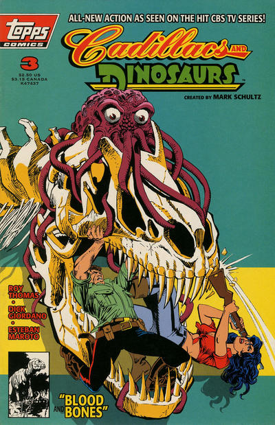 Cover for Cadillacs and Dinosaurs (Topps, 1994 series) #3 [Regular Edition]