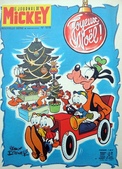 Cover for Le Journal de Mickey (Hachette, 1952 series) #1019
