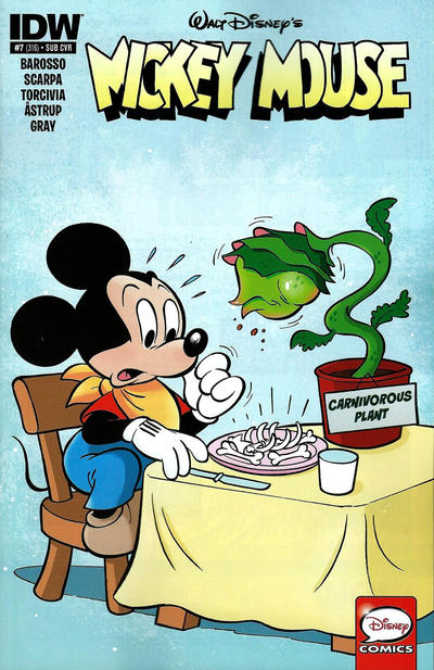 Cover for Mickey Mouse (IDW, 2015 series) #7 / 316 [Subscription Variant]