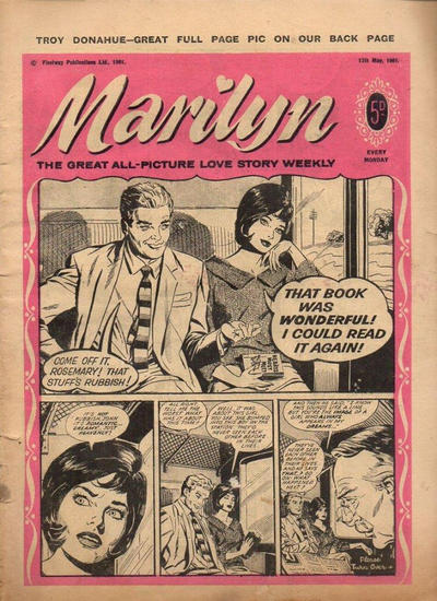 Cover for Marilyn (Amalgamated Press, 1955 series) #13 May 1961
