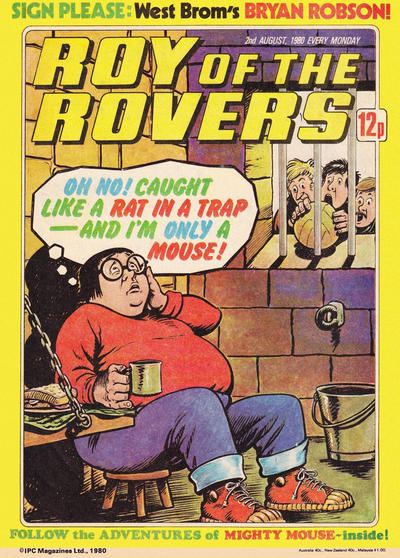 Cover for Roy of the Rovers (IPC, 1976 series) #2 August 1980 [194]
