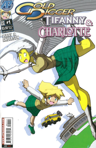 Cover for Gold Digger: Tifanny & Charlotte (Antarctic Press, 2008 series) #1