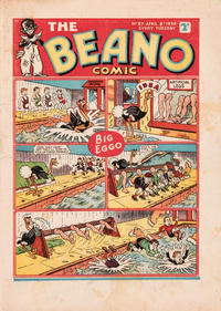 Cover Thumbnail for The Beano Comic (D.C. Thomson, 1938 series) #37