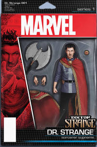 Cover Thumbnail for Doctor Strange (Marvel, 2015 series) #1 [John Tyler Christopher Action Figure (Doctor Strange)]