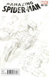 Cover Thumbnail for Amazing Spider-Man (Marvel, 2015 series) #1 [Variant Edition - Alex Ross Sketch Cover]
