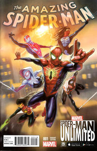 Cover Thumbnail for Amazing Spider-Man (Marvel, 2015 series) #1 [Variant Edition - Spider-Man Unlimited Game - Trevor Cook Cover]