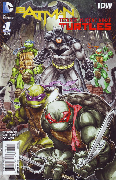 Cover for Batman / Teenage Mutant Ninja Turtles (DC, 2016 series) #1 [Freddie E. Williams II Cover]